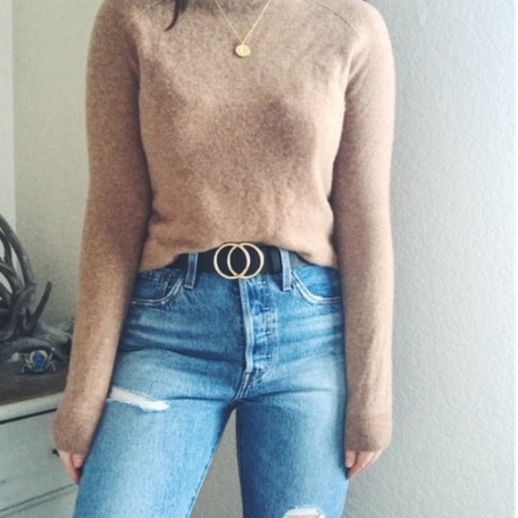 Valerie Stevens Cashmere Turtleneck Camel - Picture 3 of 5